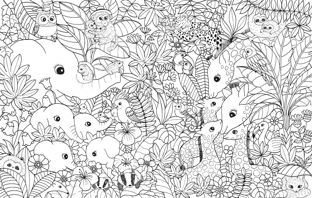Cozy omalovanky Million Baby Animals